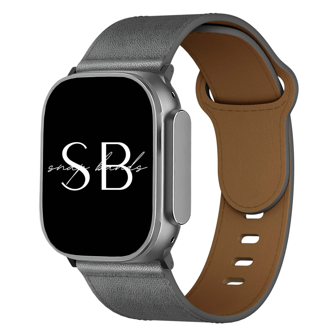 Giulia Genuine Leather Band - Snap Bands