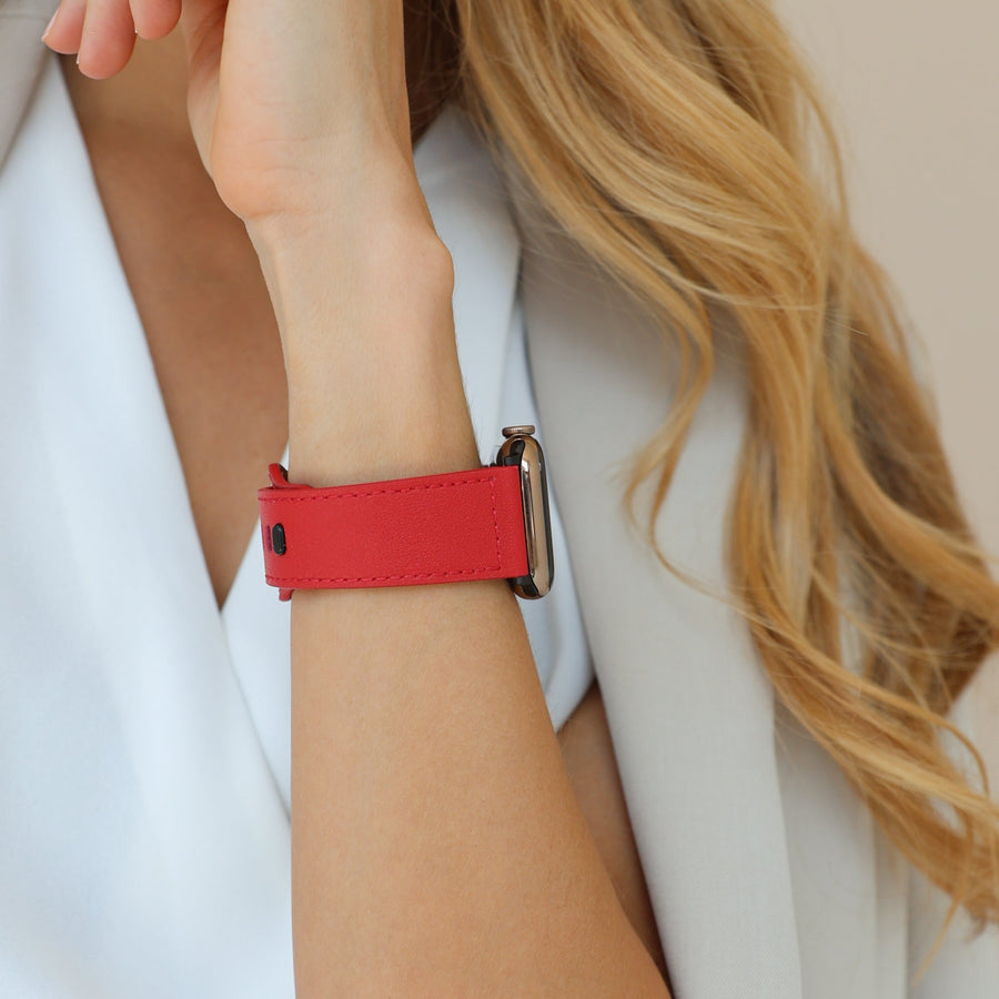 Giulia Genuine Leather Band - Snap Bands