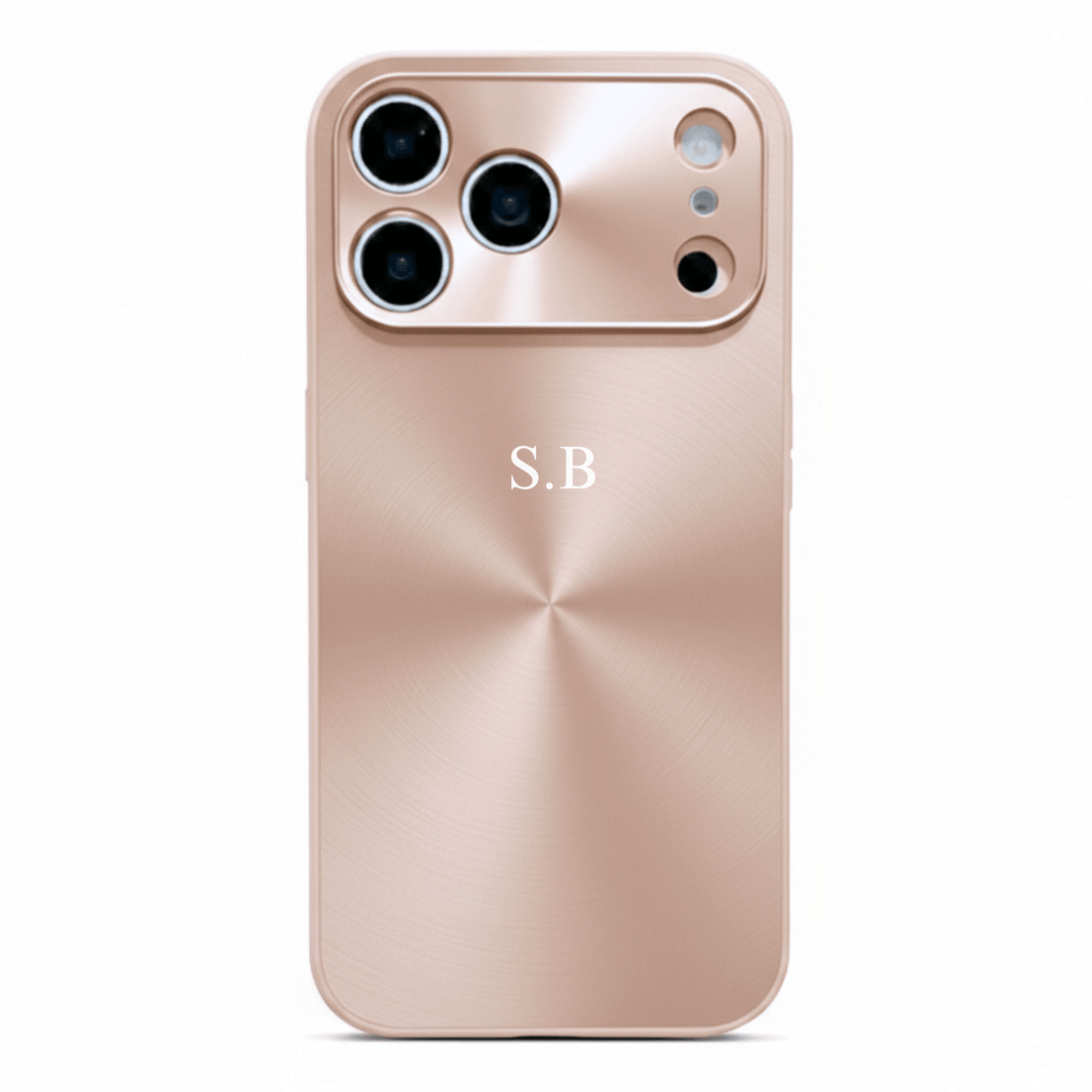 Gold Flashy Alu iPhone Case - Snap Bands