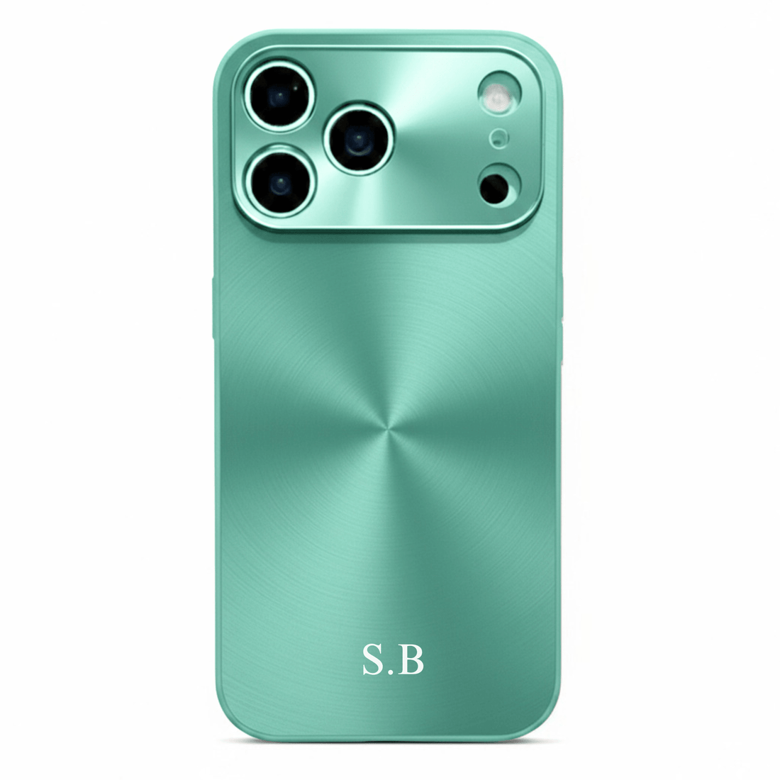 Green Flashy Alu iPhone Case - Snap Bands