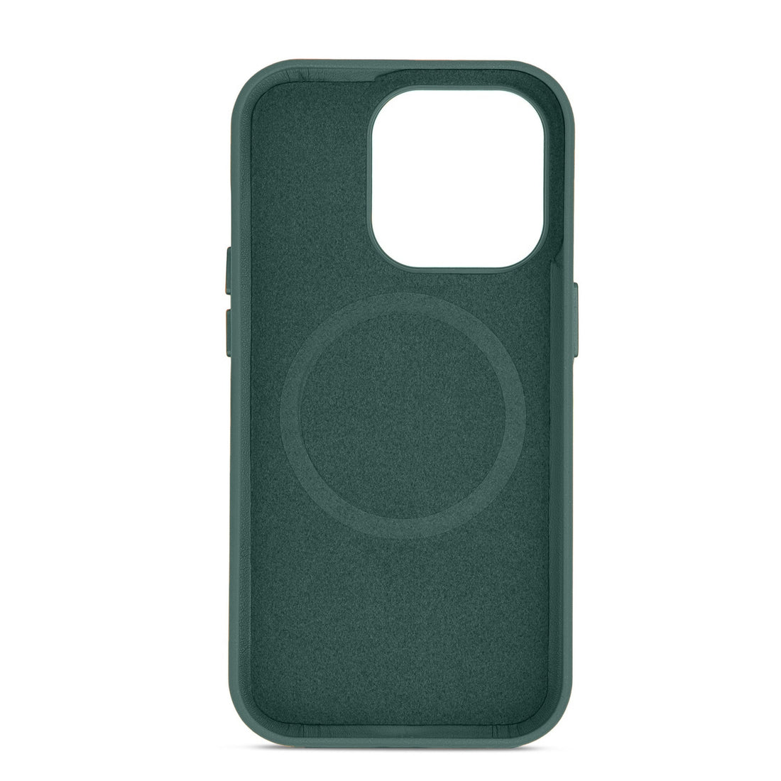 Green Leather Magnetic iPhone Case with Pearl Strap - Snap Bands