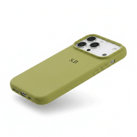 Green Personalized Liquid Silicone iPhone Case - Snap Bands