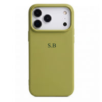 Green Personalized Liquid Silicone iPhone Case - Snap Bands