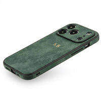Green Suede iPhone Case - Snap Bands