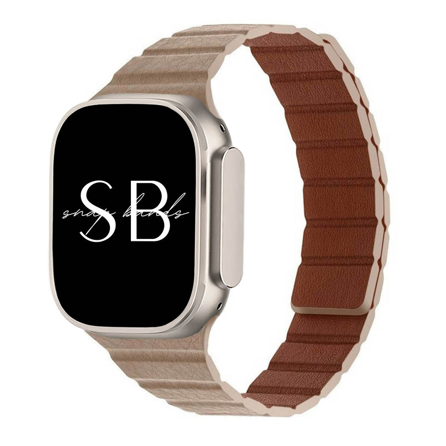 Grippo Magnetic Leather Link Band
