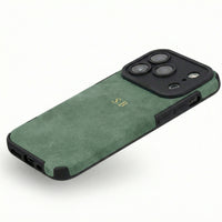 Green Suede iPhone Case