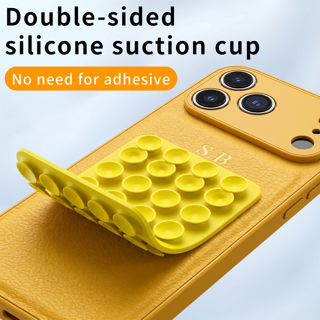 Double-Sided Silicone Suction Pad for Phone