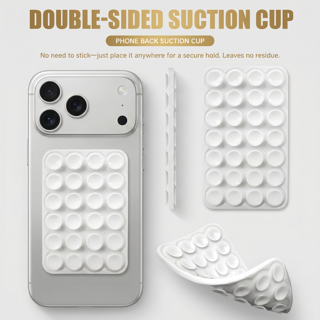 Double-Sided Silicone Suction Pad for Phone
