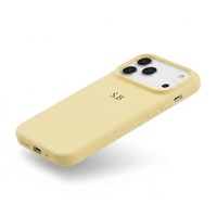 Yellow Personalized Liquid Silicone iPhone Case