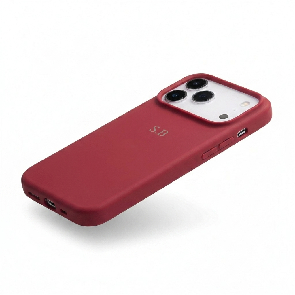 Wine Personalized Liquid Silicone iPhone Case
