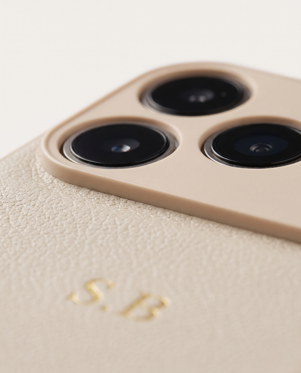 Pink Leather iPhone Case
