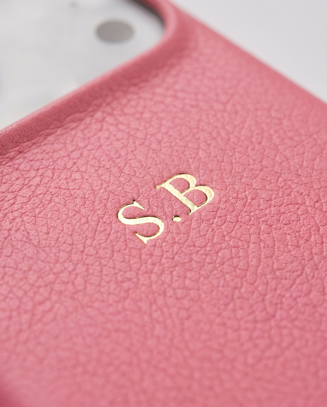Red Leather iPhone Case
