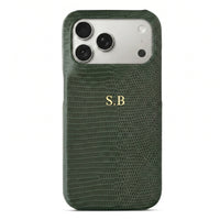 Green Leather Snake iPhone Case