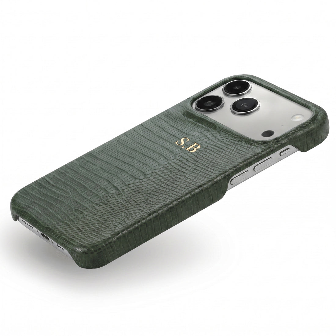 Green Leather Snake iPhone Case