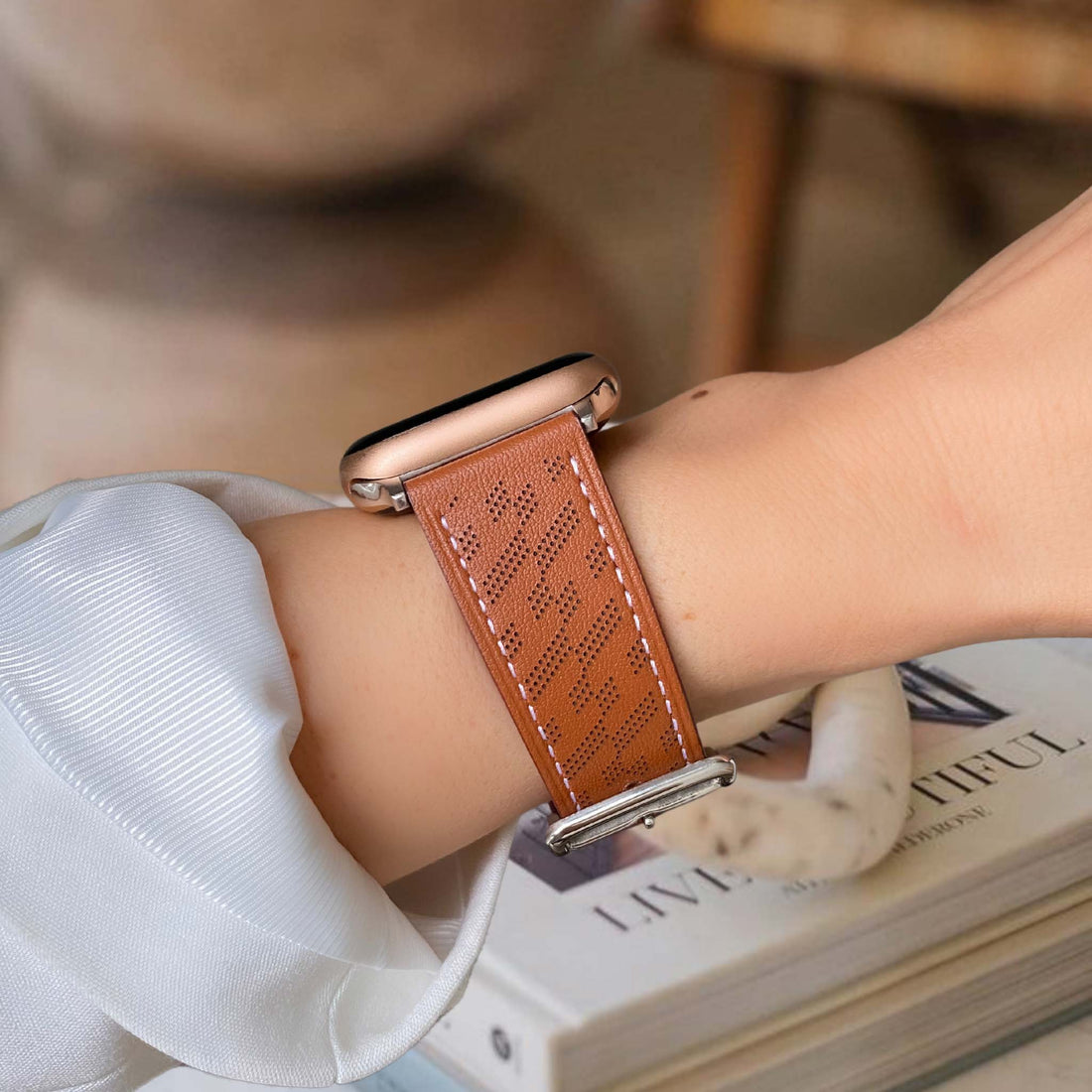 Iride Genuine Leather Band - #Snap Bands#