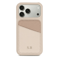 Khaki iPhone Case with Card Holder Two Colors - Snap Bands