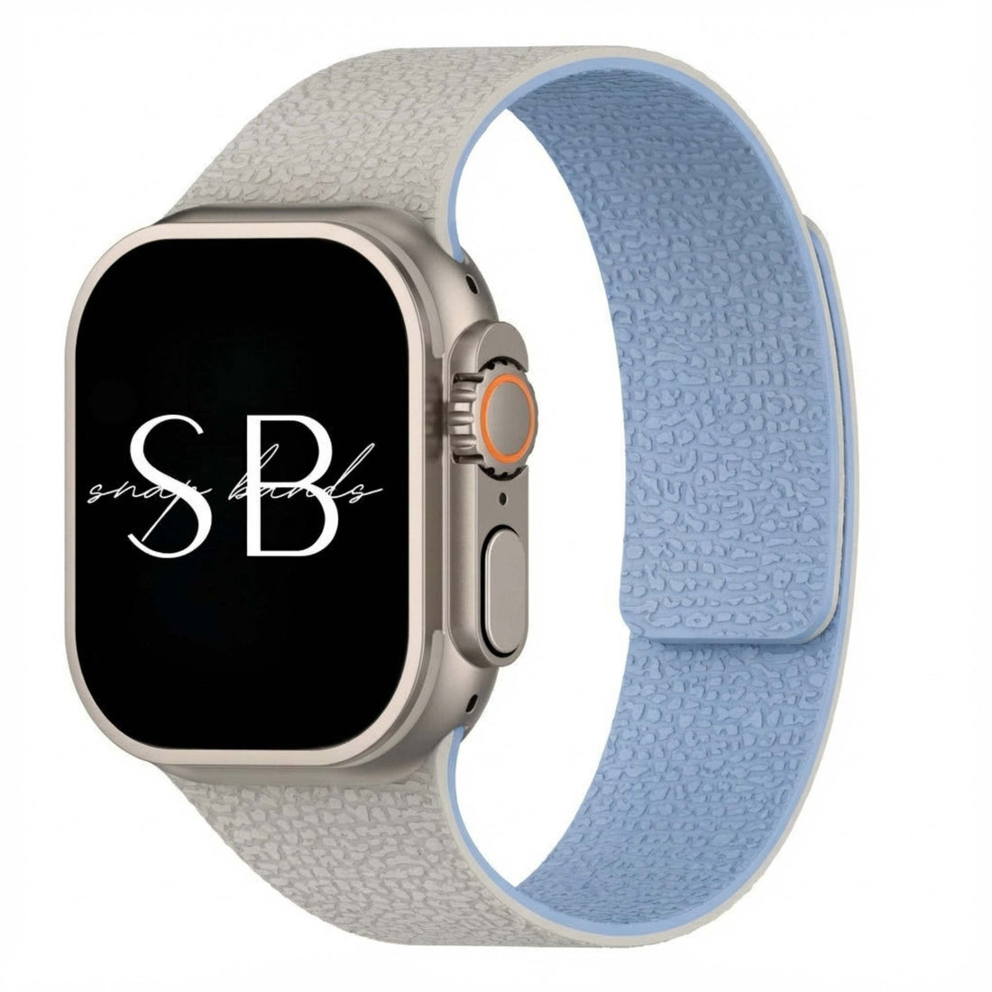 Lara Silicone Magnetic Loop Band Two Colors - Snap Bands