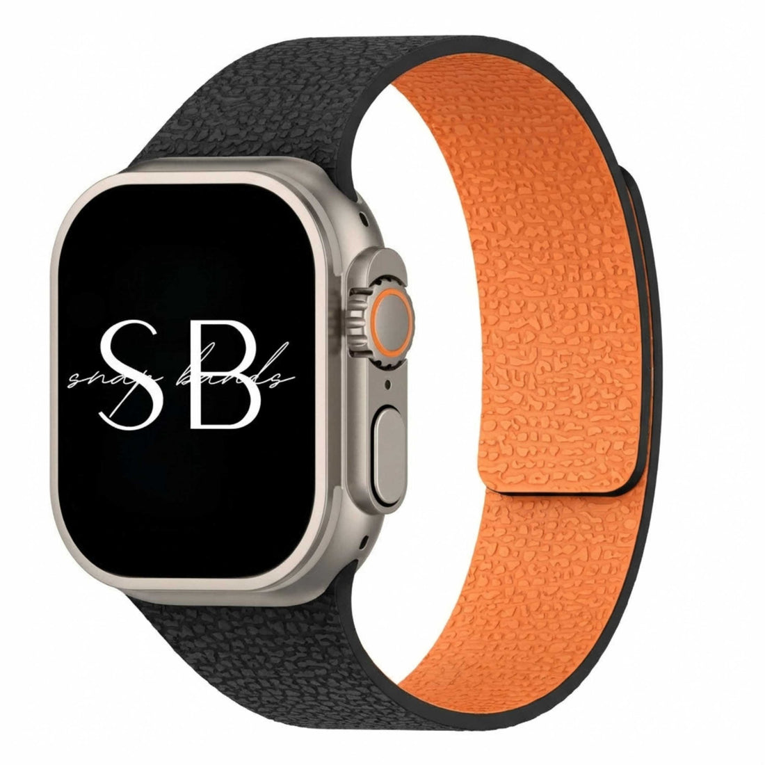 Lara Silicone Magnetic Loop Band Two Colors - Snap Bands