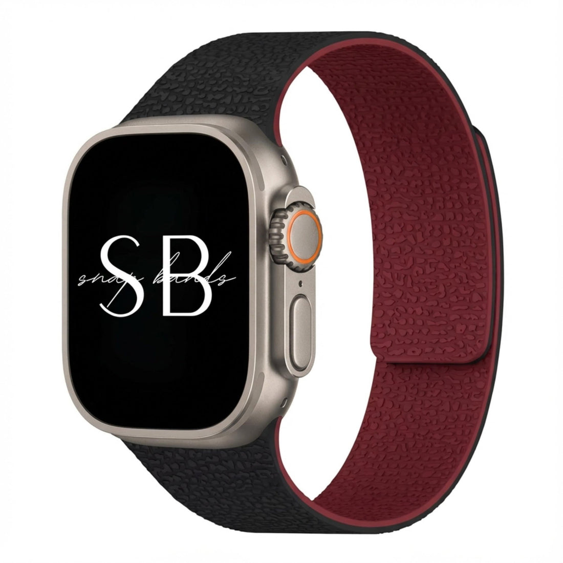 Lara Silicone Magnetic Loop Band Two Colors - Snap Bands