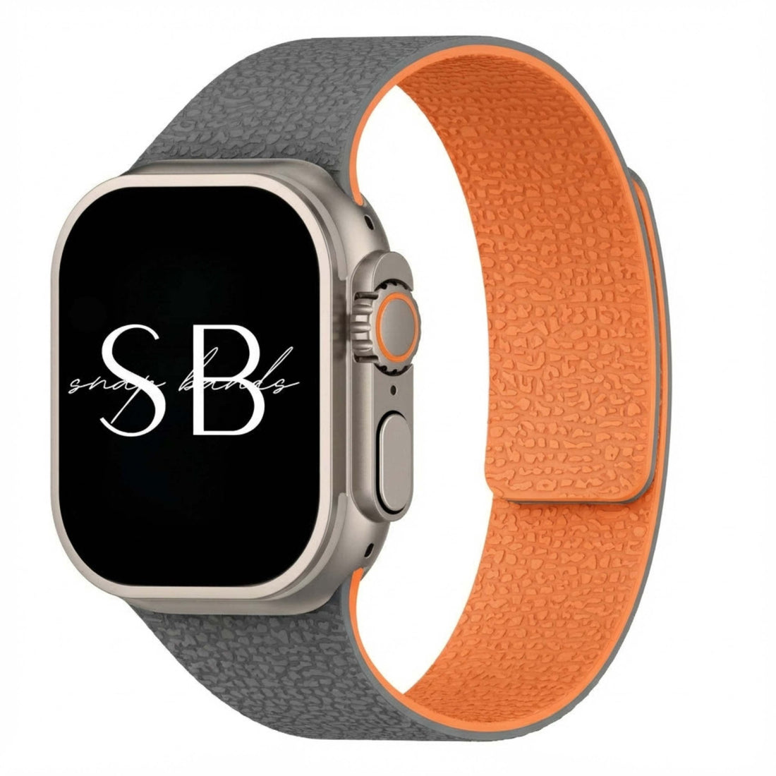 Lara Silicone Magnetic Loop Band Two Colors - Snap Bands