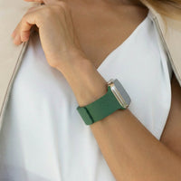 Lara Silicone Magnetic Loop Band Two Colors - Snap Bands