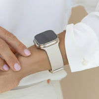 Lara Silicone Magnetic Loop Band Two Colors - Snap Bands