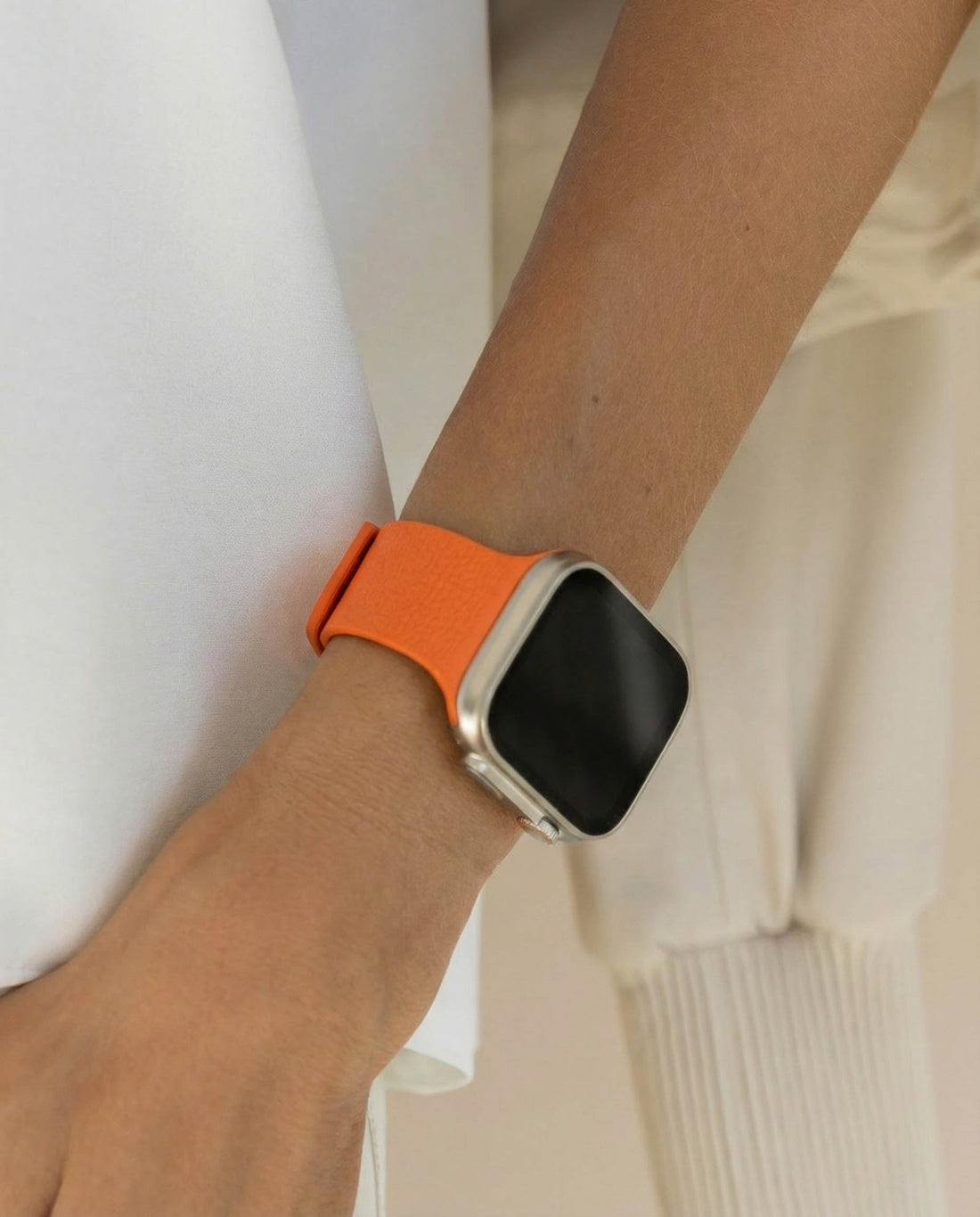 Lara Silicone Magnetic Loop Band Two Colors - Snap Bands