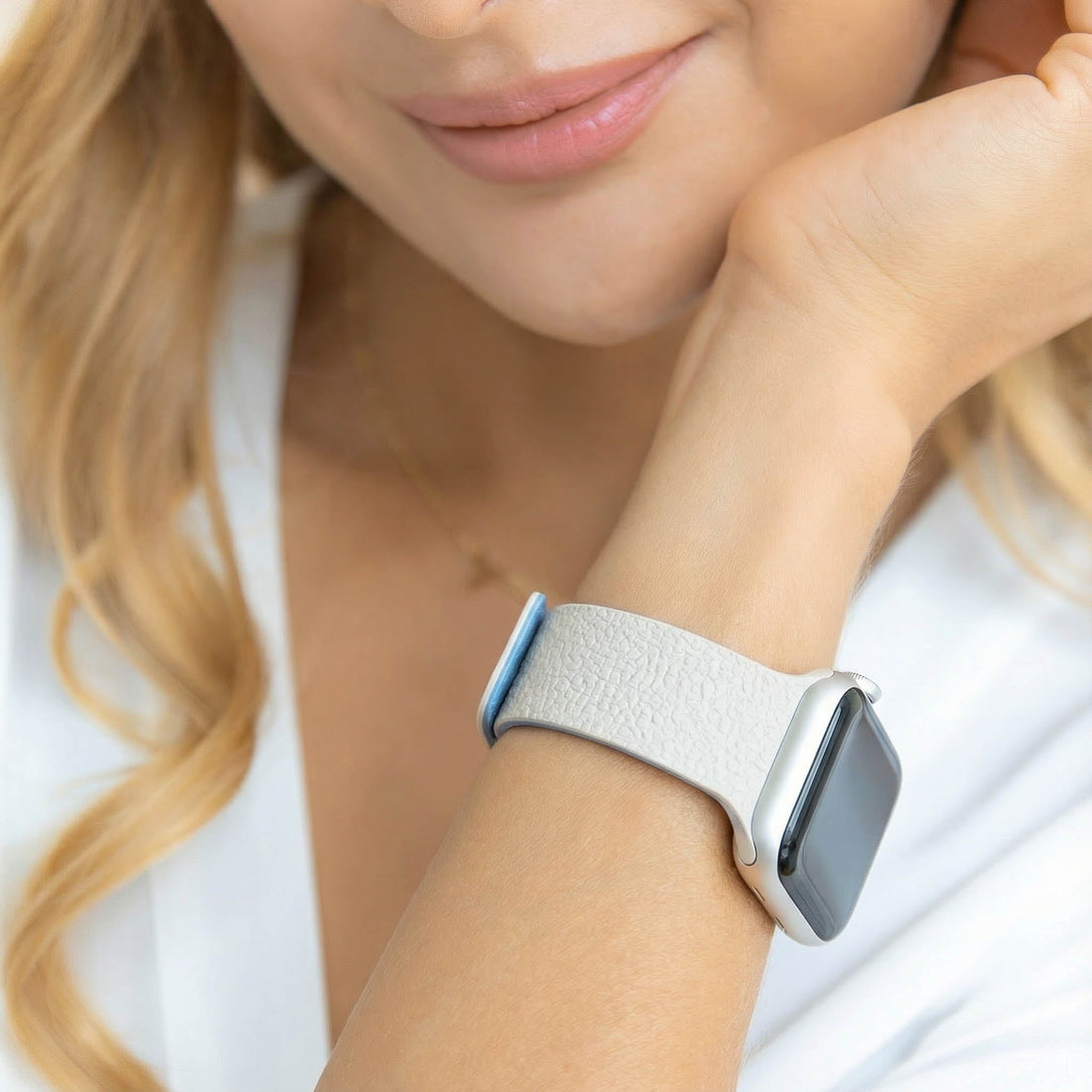 Lara Silicone Magnetic Loop Band Two Colors - Snap Bands