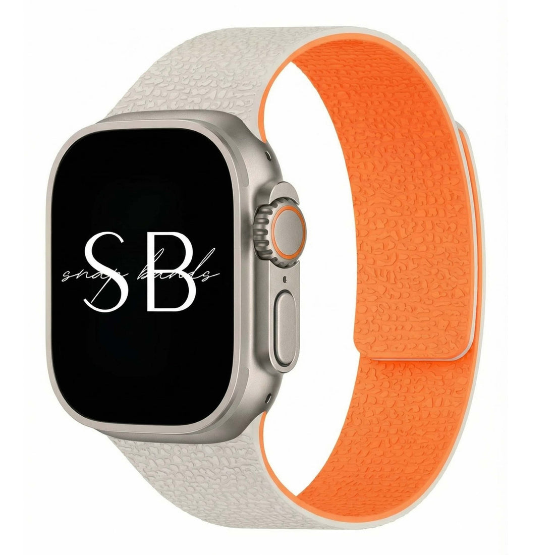 Lara Silicone Magnetic Loop Band Two Colors - Snap Bands