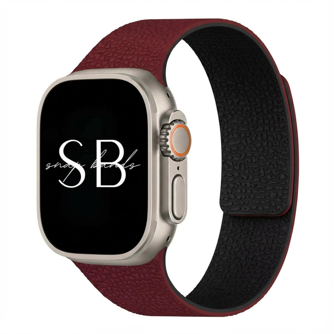 Lara Silicone Magnetic Loop Band Two Colors - Snap Bands