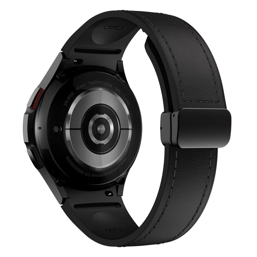 Leather Band With Magnetic Clasp - Snap Bands