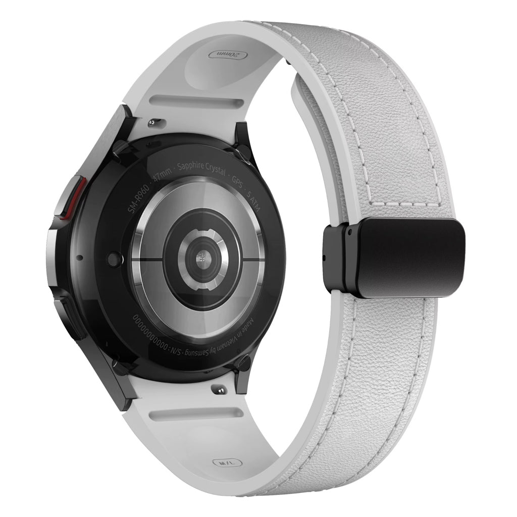 Leather Band With Magnetic Clasp - Snap Bands