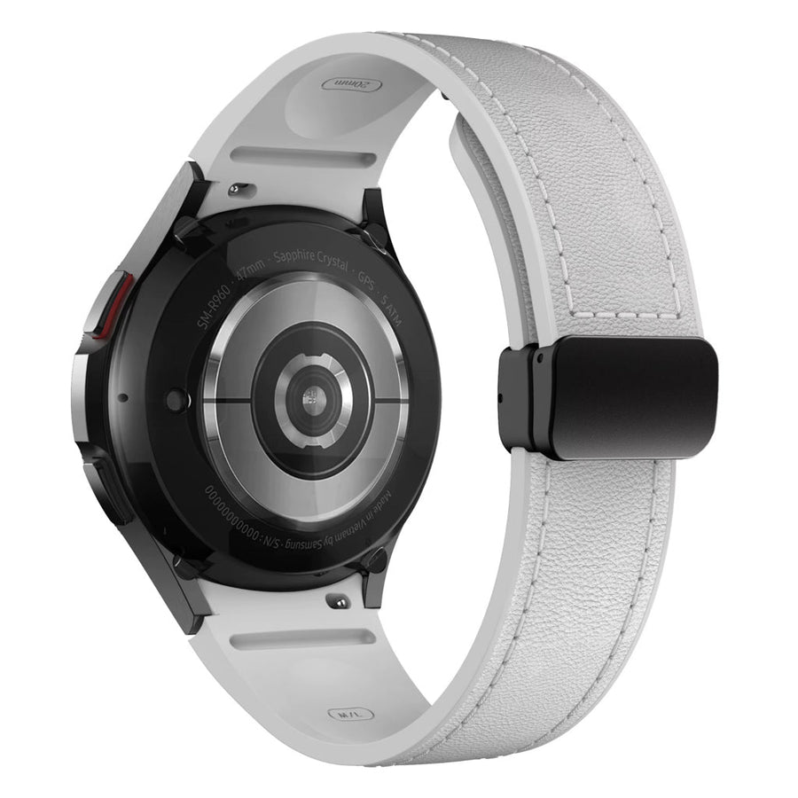 Leather Band With Magnetic Clasp - Snap Bands