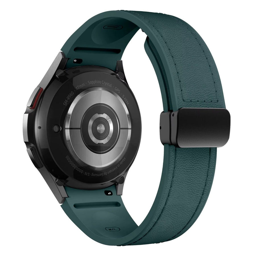 Leather Band With Magnetic Clasp - Snap Bands