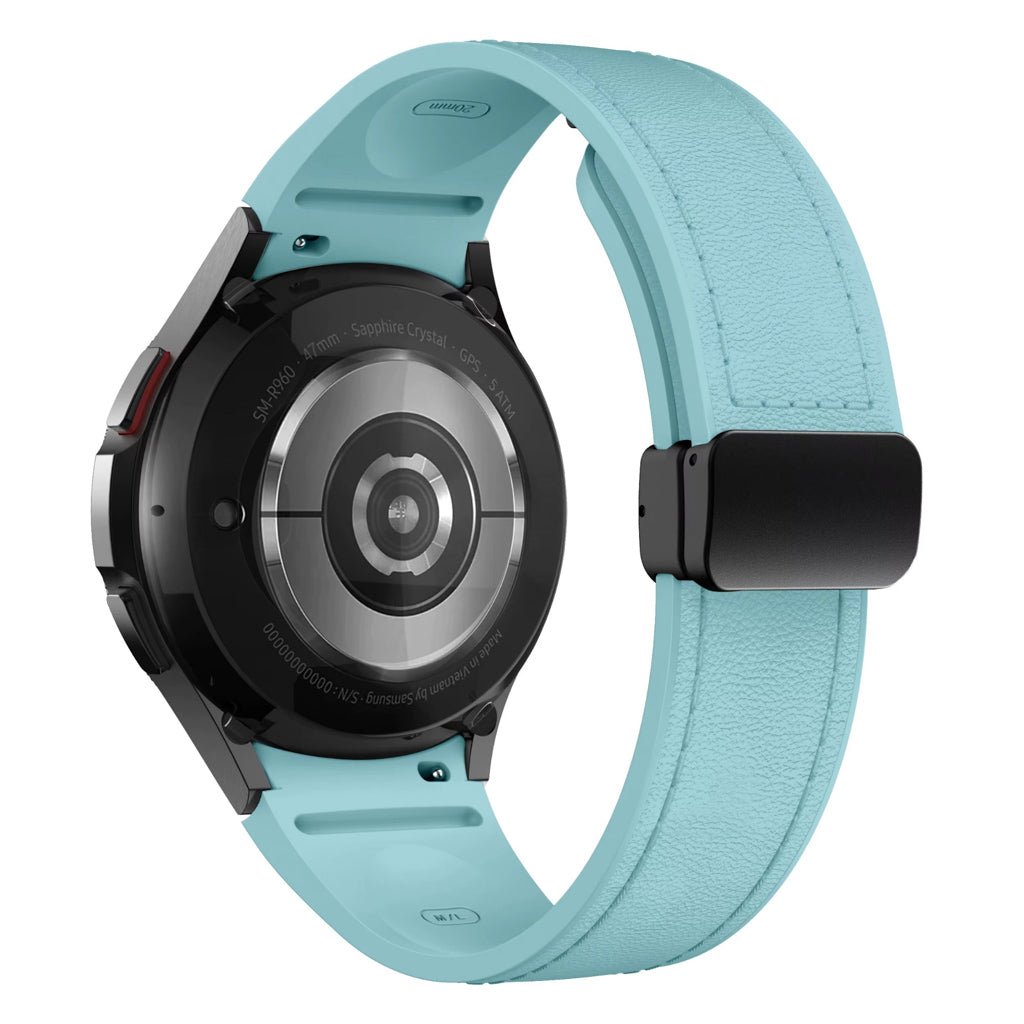 Leather Band With Magnetic Clasp - Snap Bands