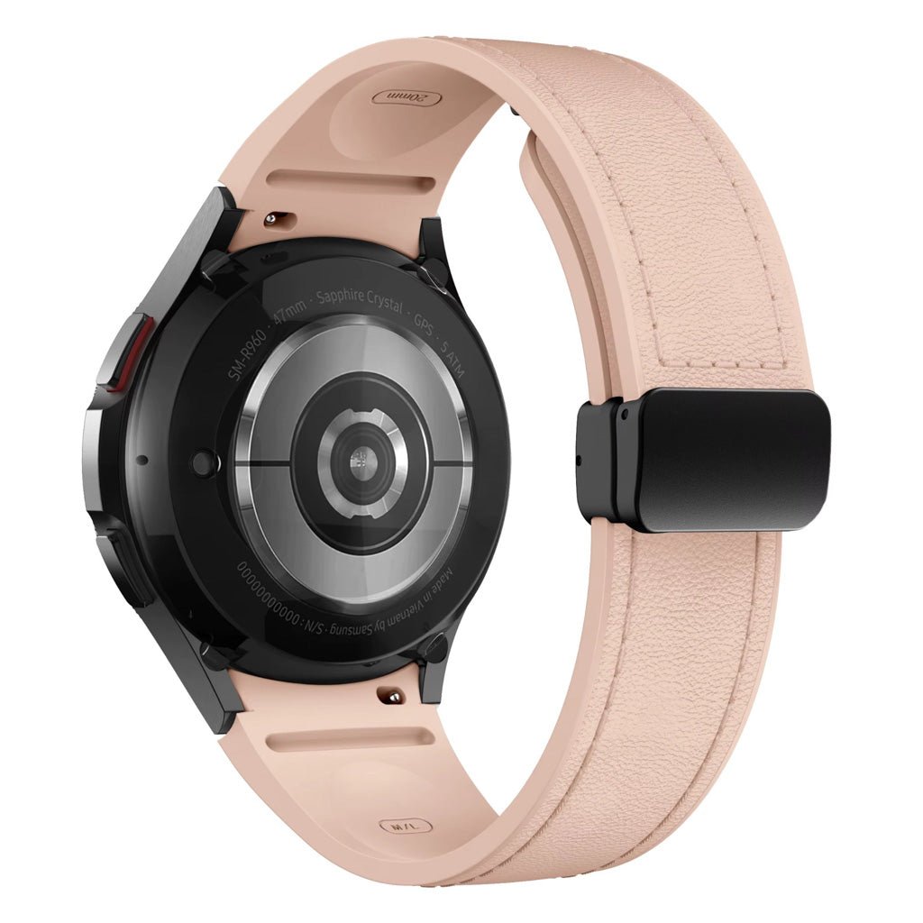 Leather Band With Magnetic Clasp - Snap Bands