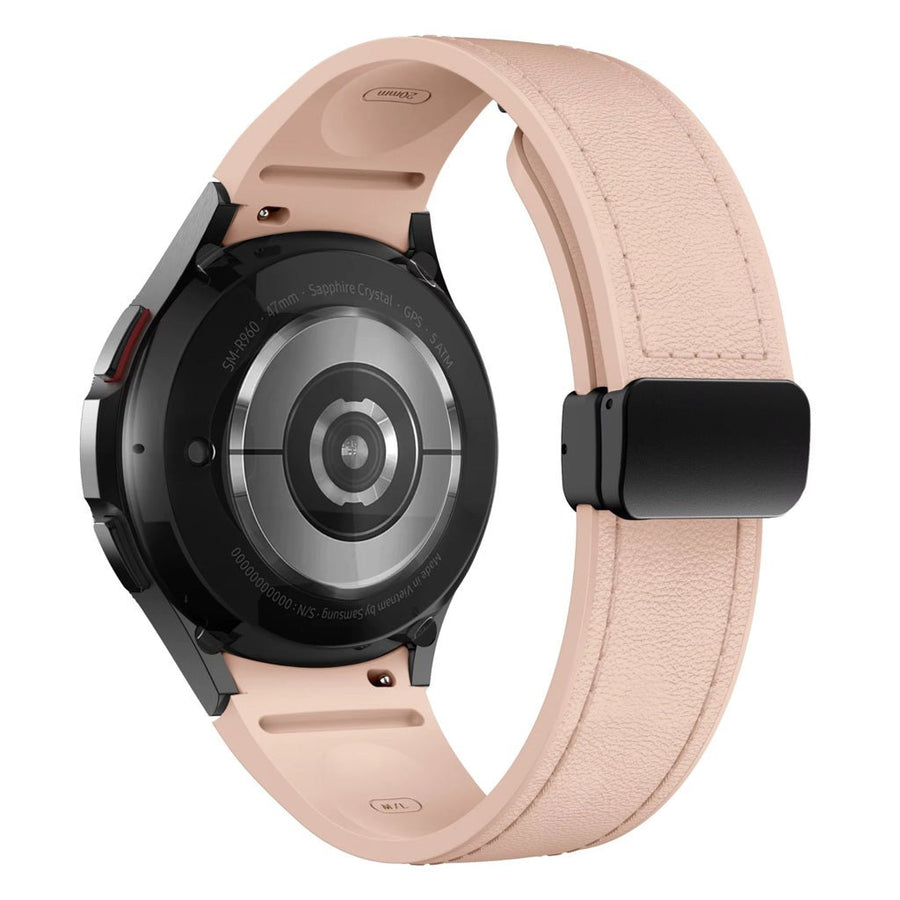 Leather Band With Magnetic Clasp - Snap Bands