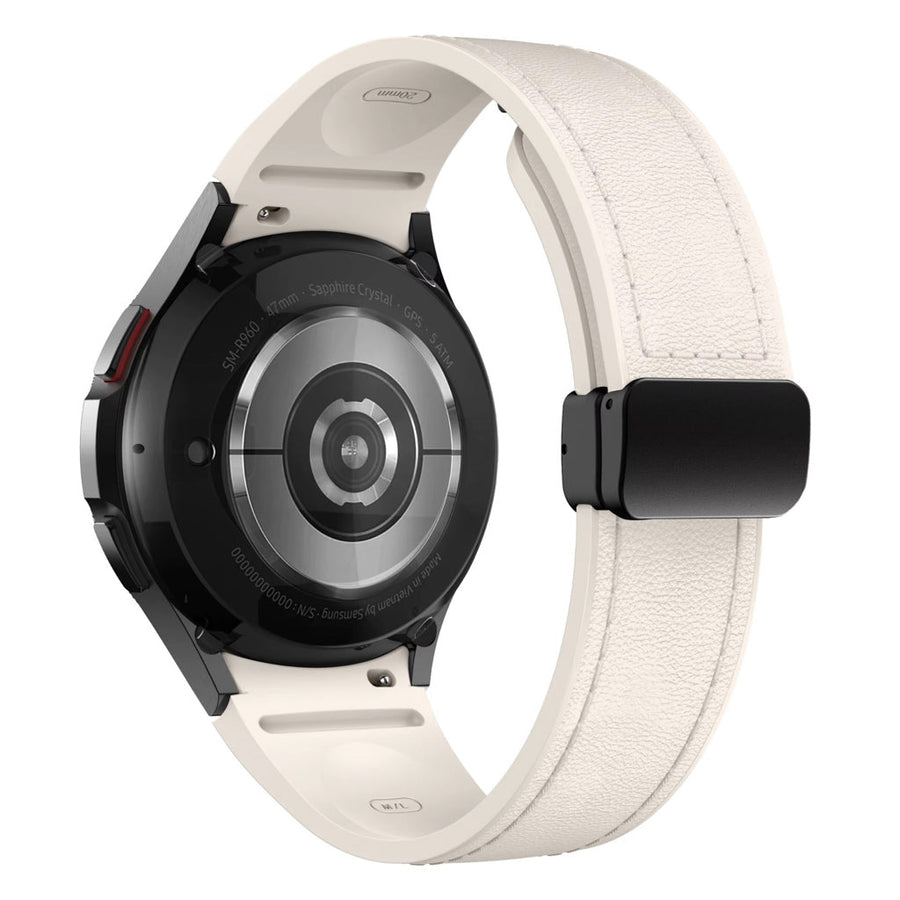 Leather Band With Magnetic Clasp - Snap Bands