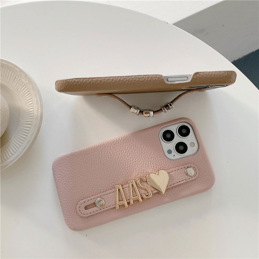Luxury Leather iPhone Case - #Snap Bands#