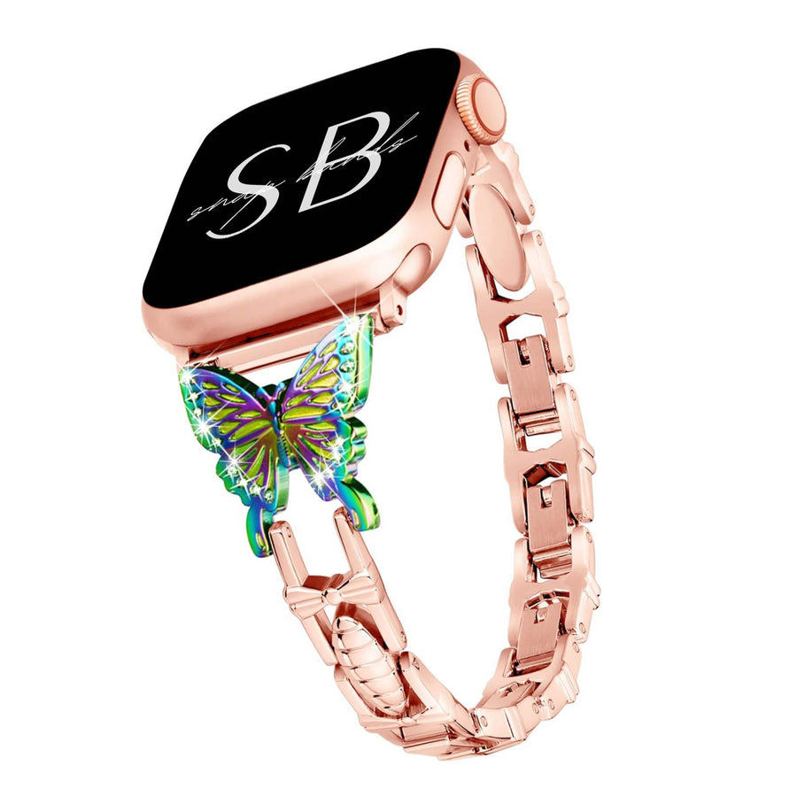 Mariposa Metal Watch Band - #Snap Bands#