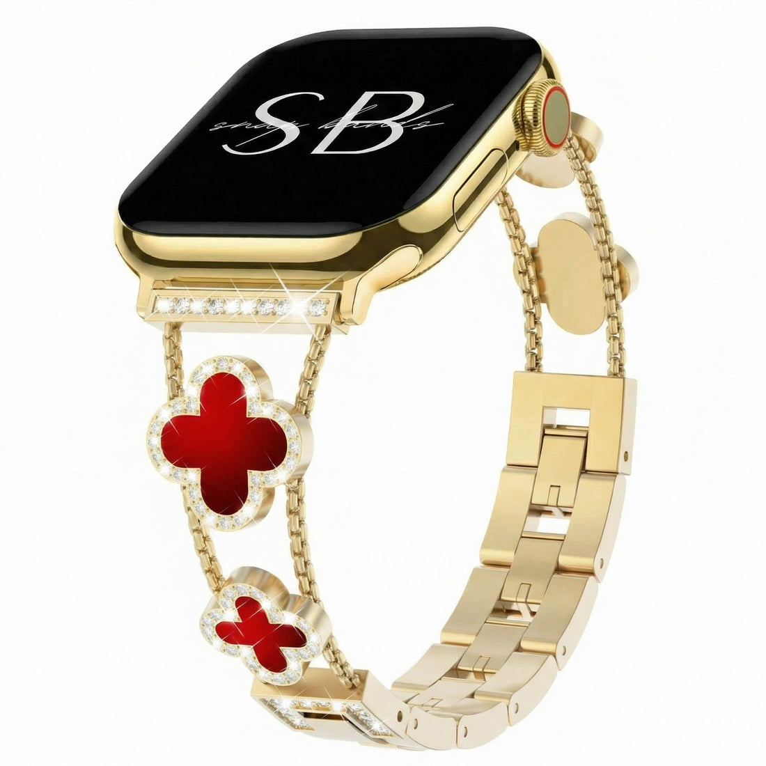 Michi Leaf Charm Band - Snap Bands