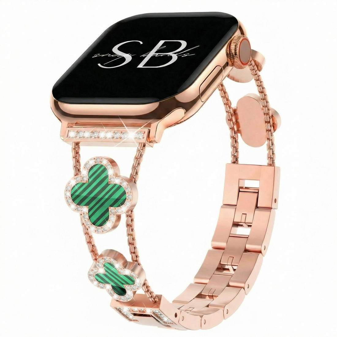Michi Leaf Charm Band - Snap Bands