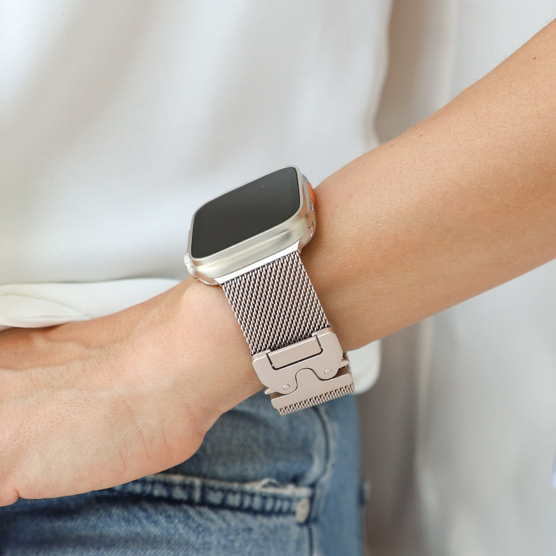Nico Mesh Metal Band - Snap Bands