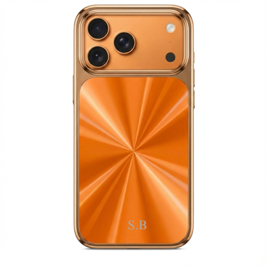 Orange Flashy iPhone Case - Snap Bands