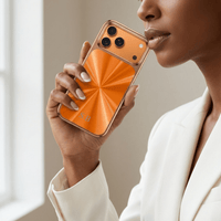 Orange Flashy iPhone Case - Snap Bands