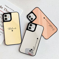 Personalized Mirror iPhone Case - #Snap Bands#
