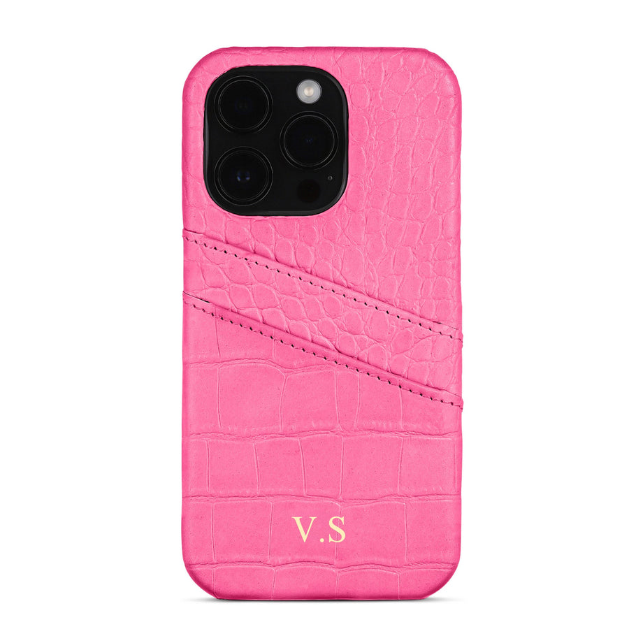 Pink Crocodile iPhone Case - #Snap Bands#