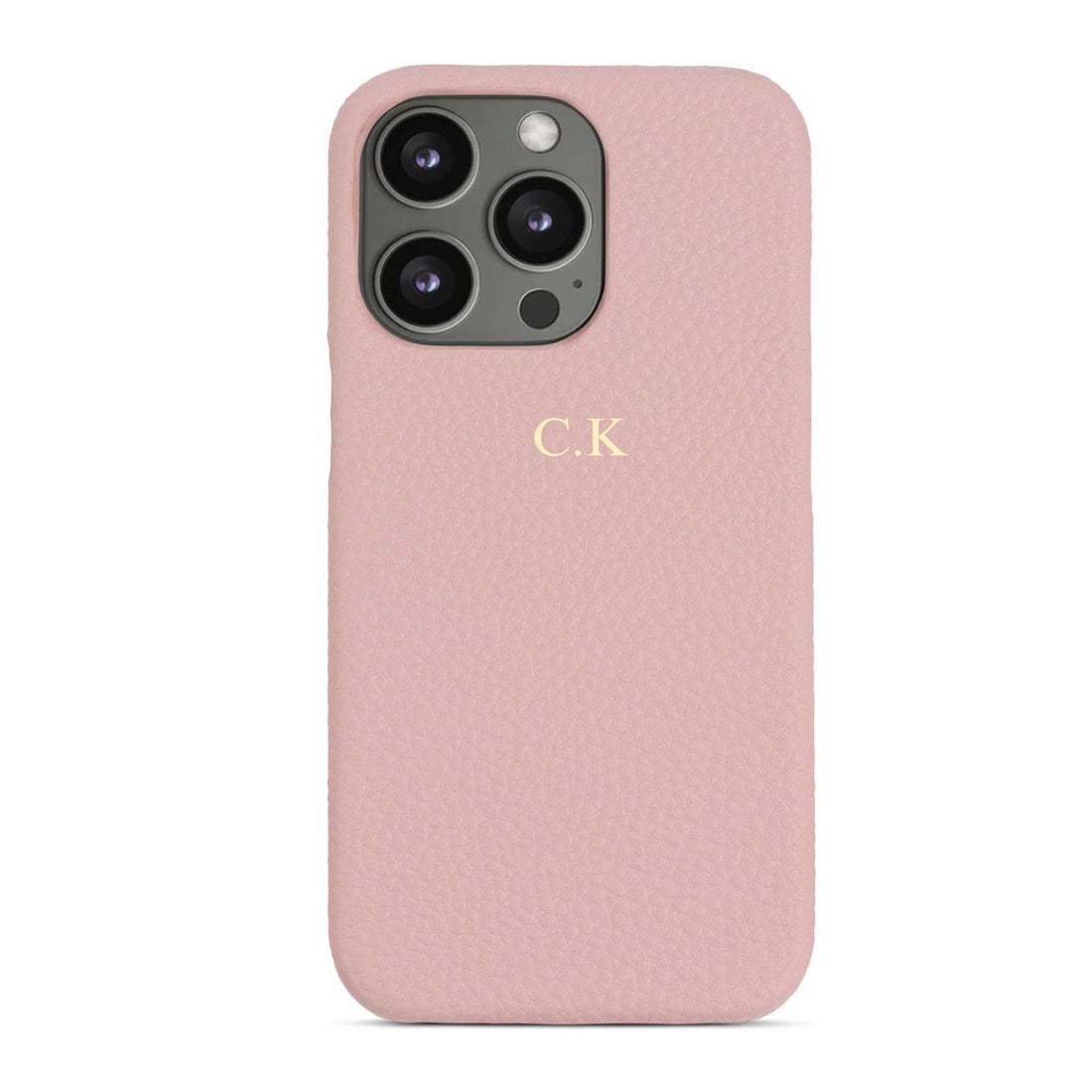 Pink Pebble Leather iPhone Case - #Snap Bands#