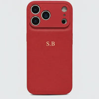 Red Leather iPhone Case