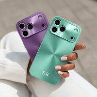 Purple Flashy Alu iPhone Case - Snap Bands